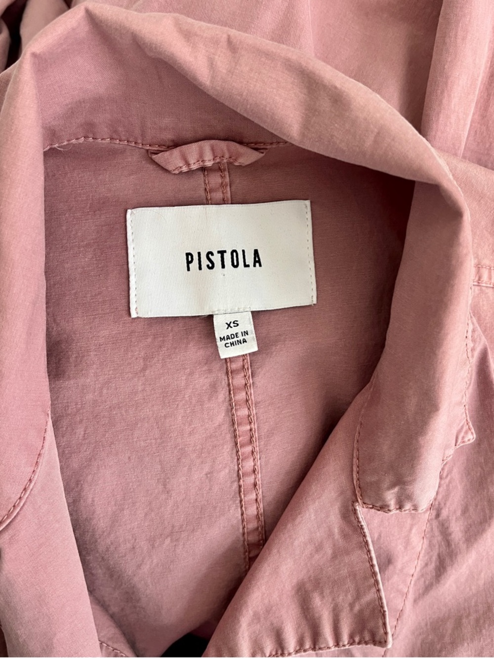 Pistola Pink ‘Grover Field Suit’ Utilitarian Jumpsuit in “Ash Rose”, Size XS - Picture 8 of 9